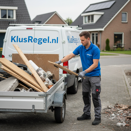 Los afvoeren bouwafval en sloopafval