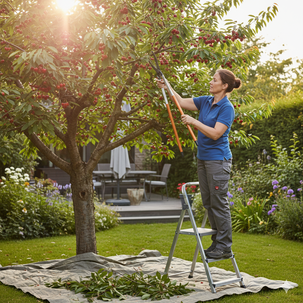 Professioneel snoeien van fruitbomen