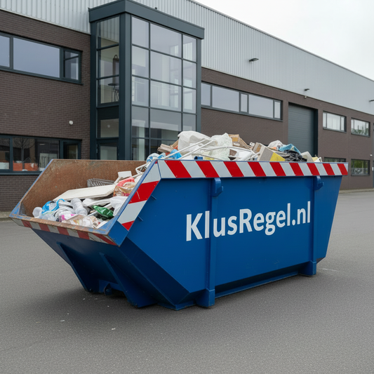 Stalen afzet afvalcontainer 6 m3